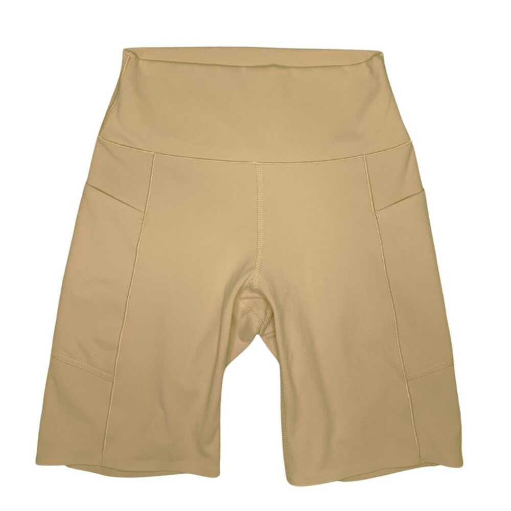 Uniqlo AIRism Ultra Stretch Working Out Shorts with Pockets Beige Size XS